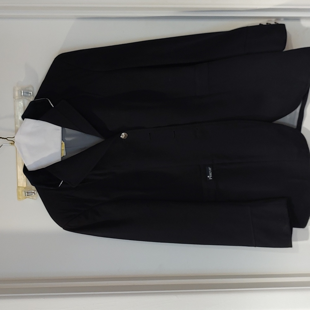 Pikeur Riding jacket. Dark navy. Velvet collar. Wool